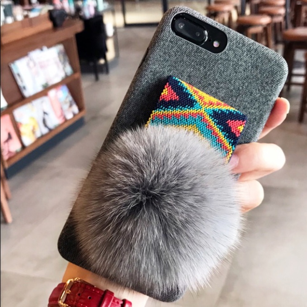 Festival Season!Puff hand strap phone case 7P/8P